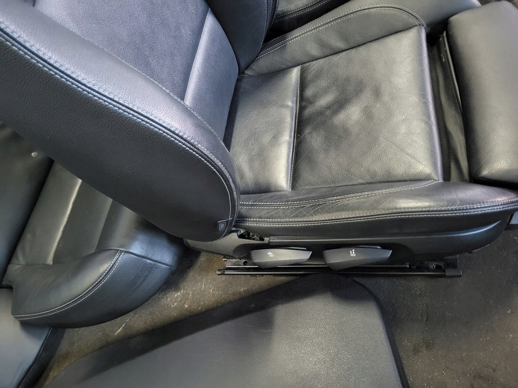 фото №11, Bmw x3 f25 m-pakiet сидіння заднє сидіння обшивка сидіння підігрів оббивка czarna uk