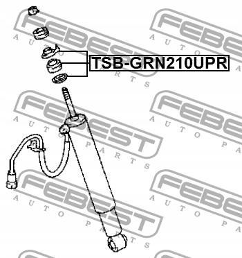 фото №6, Febest tsb-grn210upr труба проставочная, амортизатор