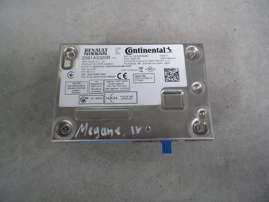 фото №1, Модуль блок управления bluetooth renault megane iv