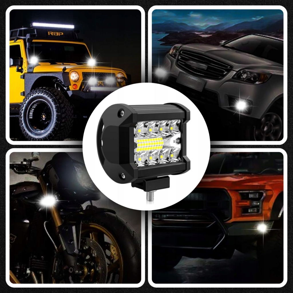 Лампа рабочая led 60w противотуманная фара прожектор фара автомобильный 12v 24v Цена