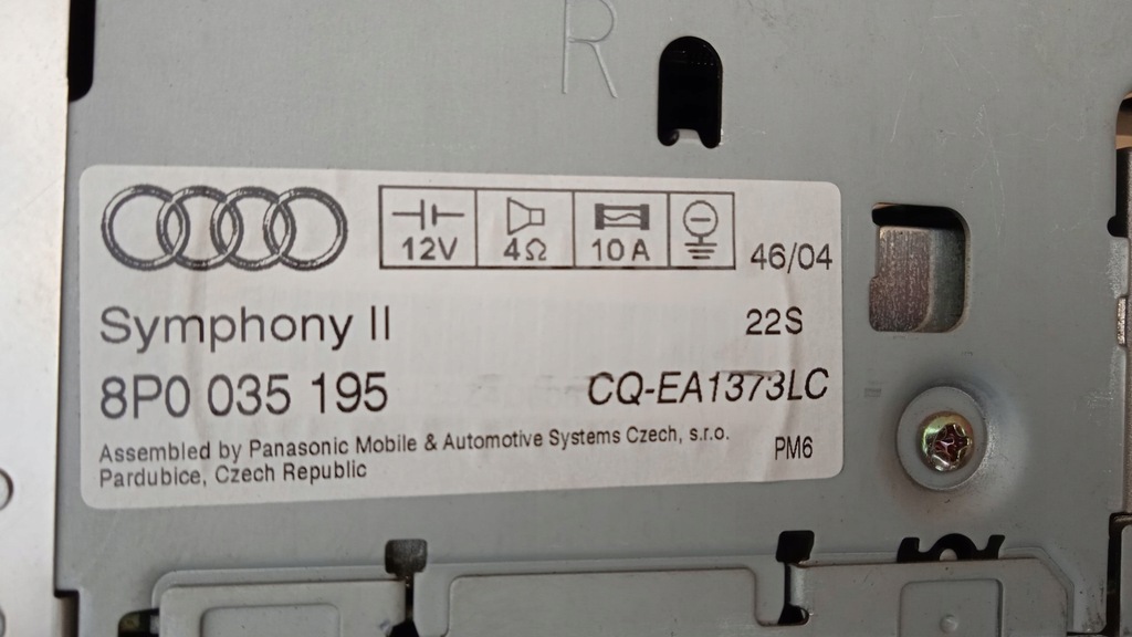 фото №5, Audi a3 8p радио cd 8p0035195 kod !!!