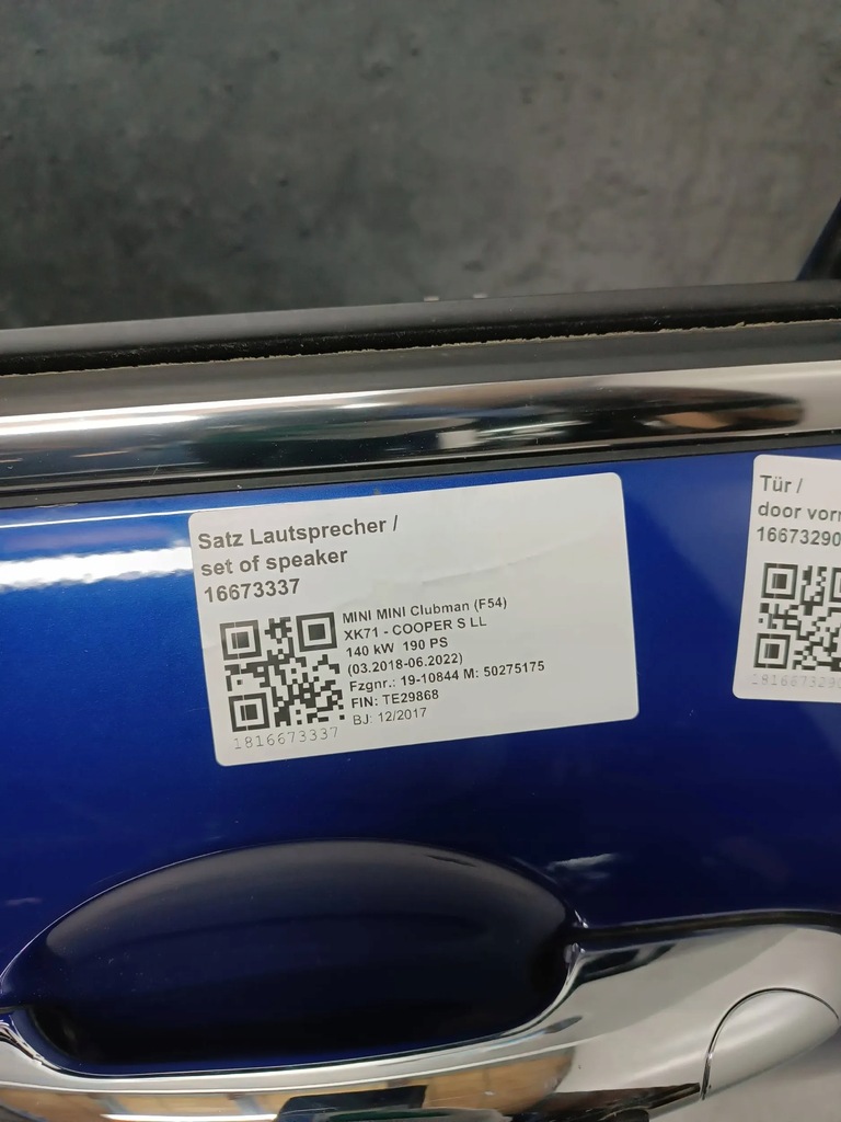 фото №6, Mini clubman f54 двері ліва перед kol.b62