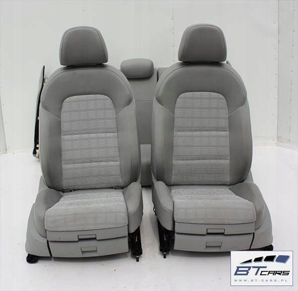 фото №9, Audi q3 сиденья комплект сидений сидений сиденья сиденье обивка 8u велюр ko