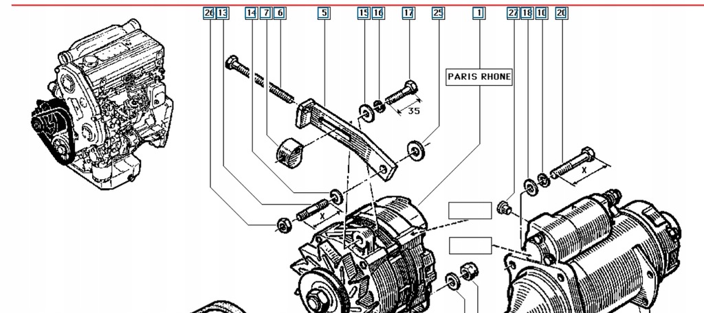 фото №1, 7703101572 болт генератора master 1