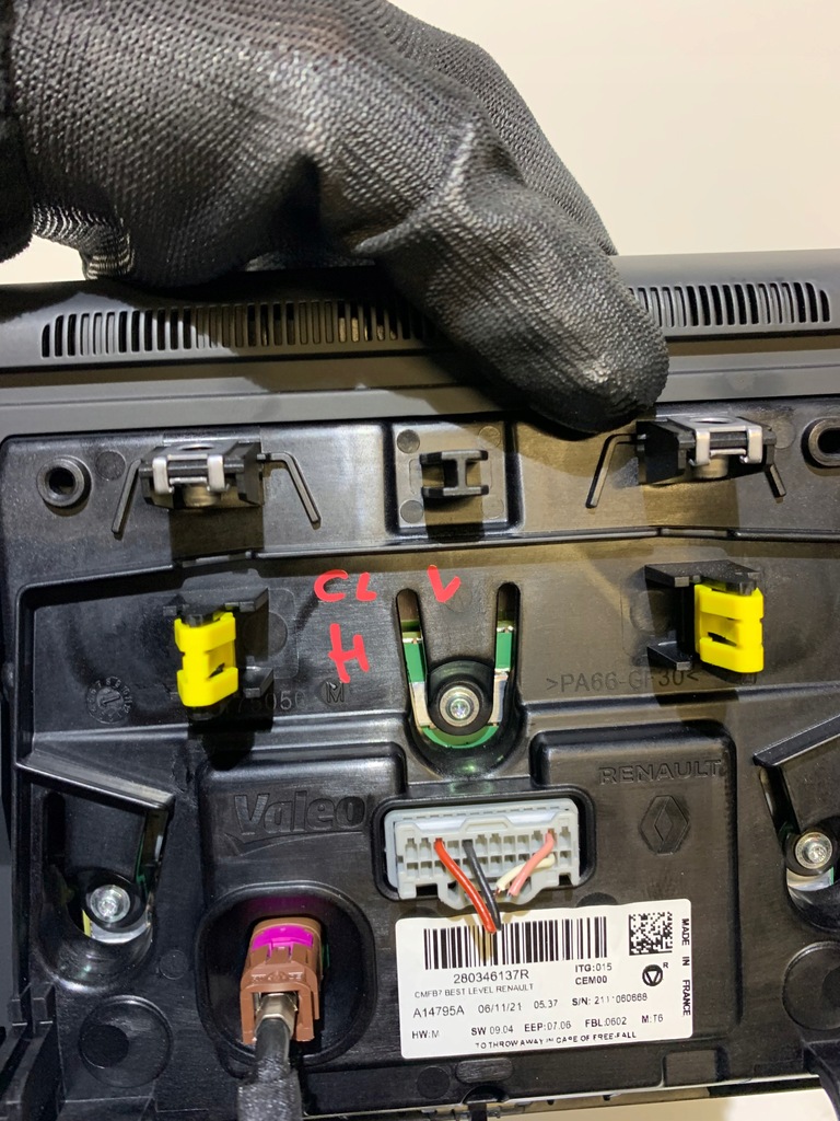 фото №7, Renault clio v экран дисплей радио навигация 280346137r