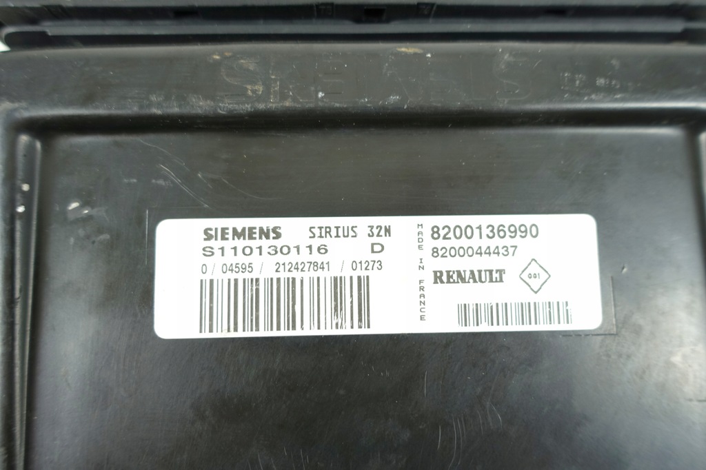 фото №3, Бортовий комп'ютер renault kangoo 2 ii 1.2 8v 8200136990