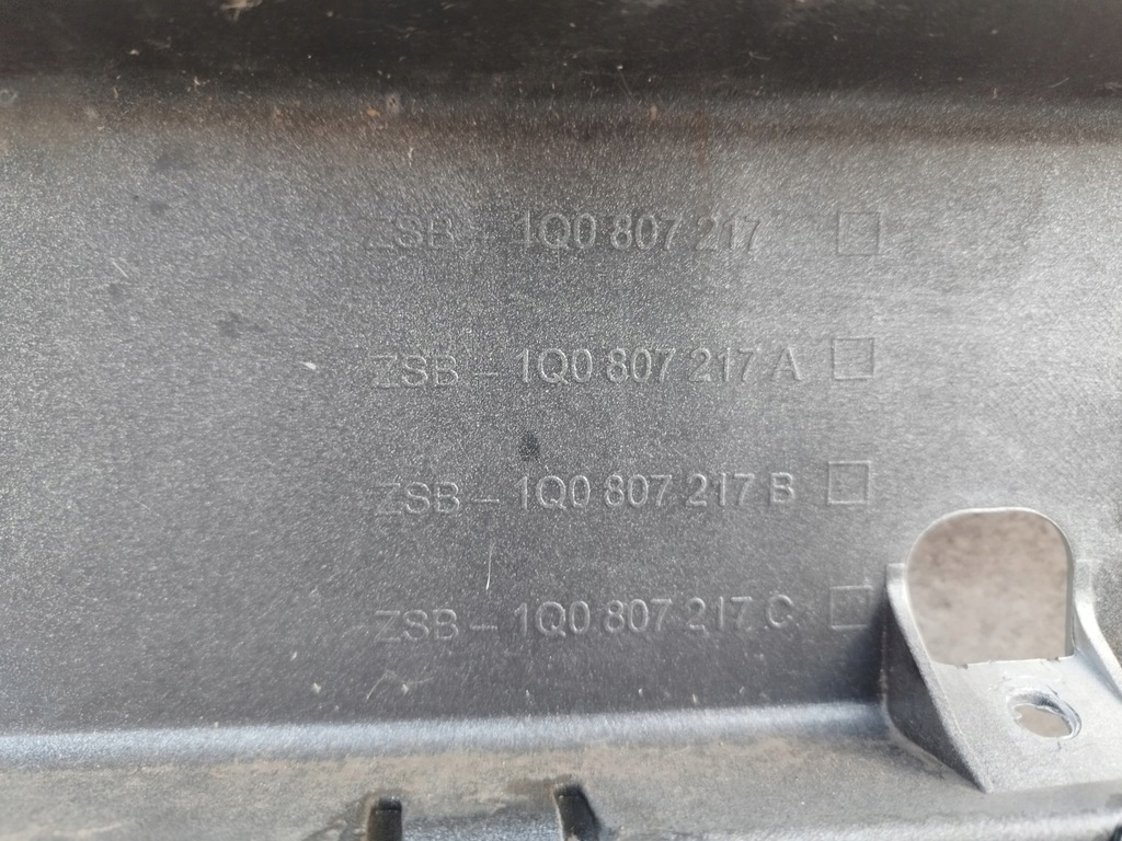 фото №6, Vw eos 1q0 przed lift бампер передний 1q0807217