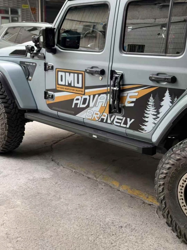 фото №1, Пороги боковой aluminiowe omu jeep wrangler jlu