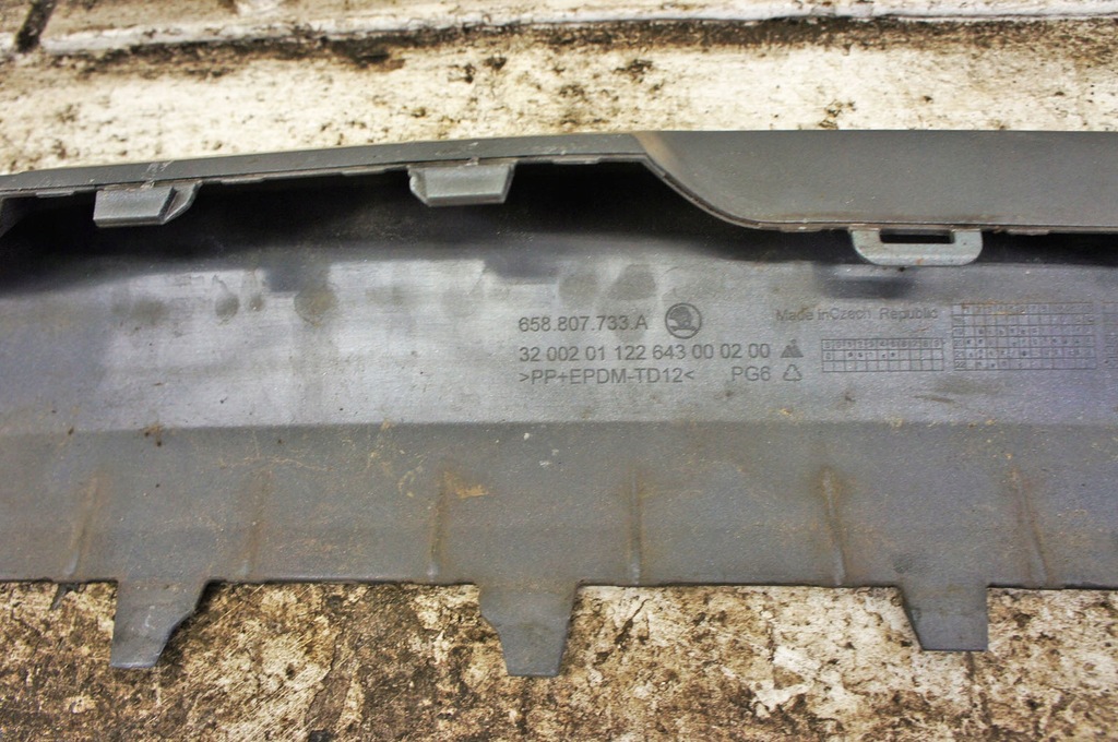 фото №7, Ph011 skoda kamiq ^ накладка спойлер бампера перед 658807733a