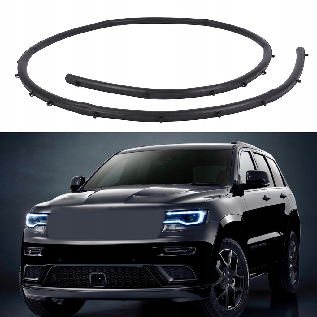 фото №7, Молдинг ущільнювальна капот 68070493aa посилена прокладка капот двигуна гумовий