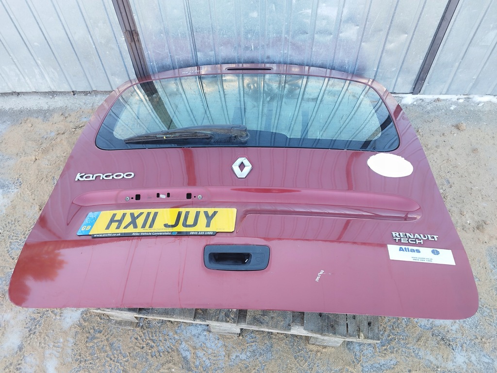 фото №14, Кришка багажника скло задня багажника renault kangoo 2 ii lata 2008-2013 колір tenng