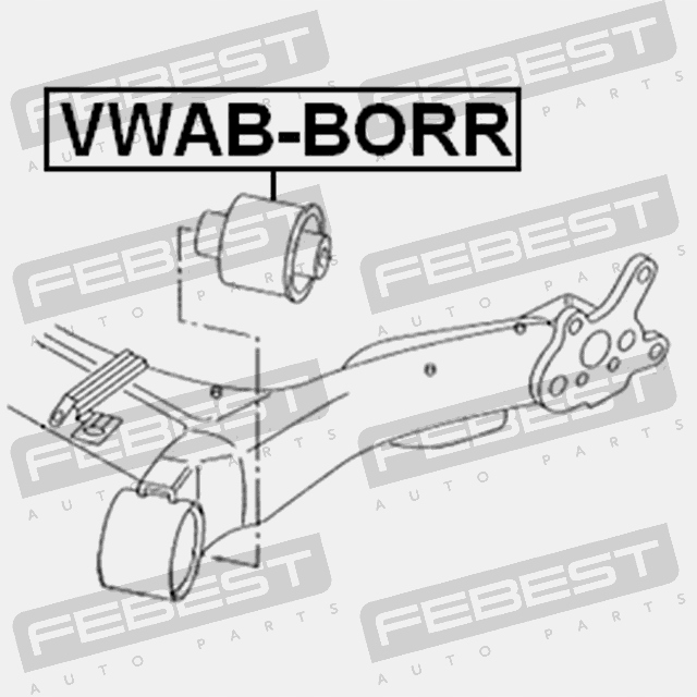 фото №10, Febest vwab-borr підвіска, стабілізатор