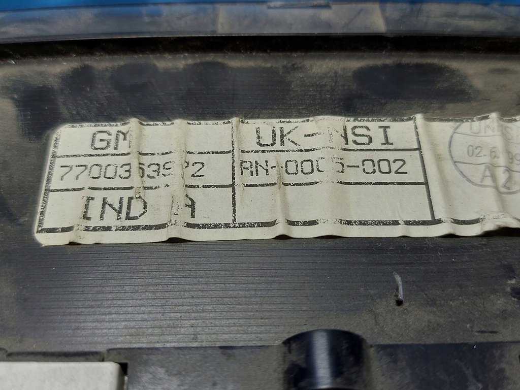 фото №9, Лічильник приладова панель opel movano 2.5 dci 7700353972