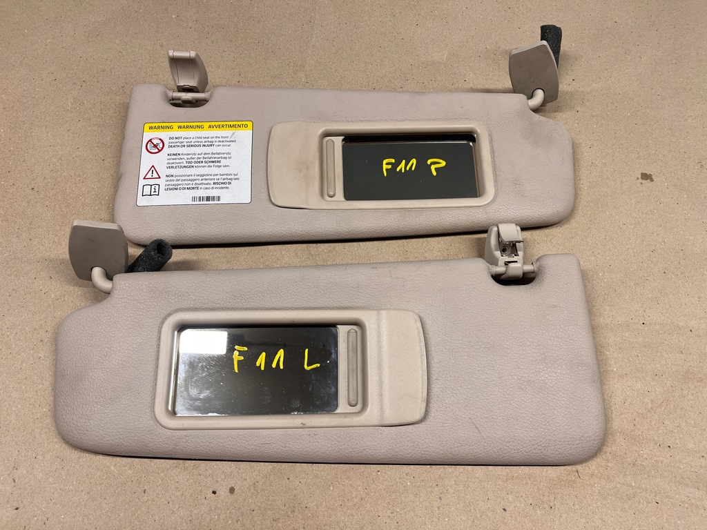 фото №1, Bmw f11 захист сонцезахисна ліва права комплект