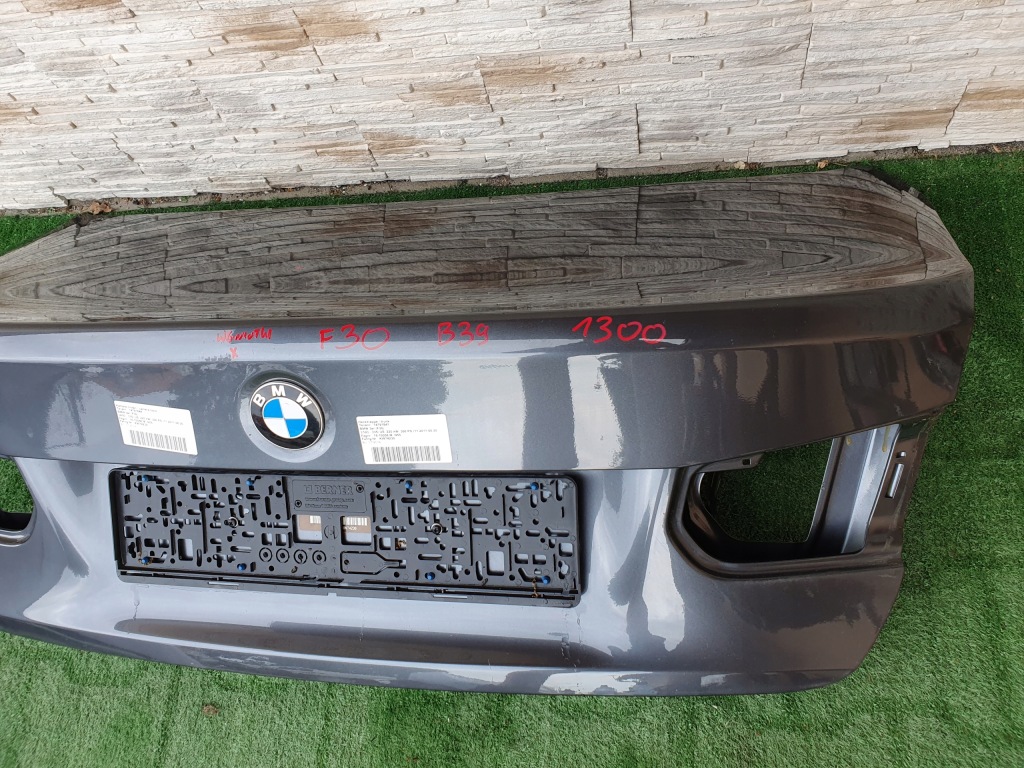 фото №2, Кришка багажника задня bmw 3 f30 колір b39