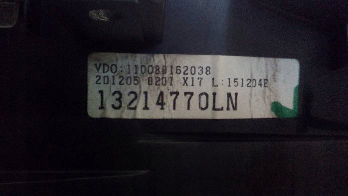 фото №7, Счетчик opel meriva a 1,7 cdti 13214770ln