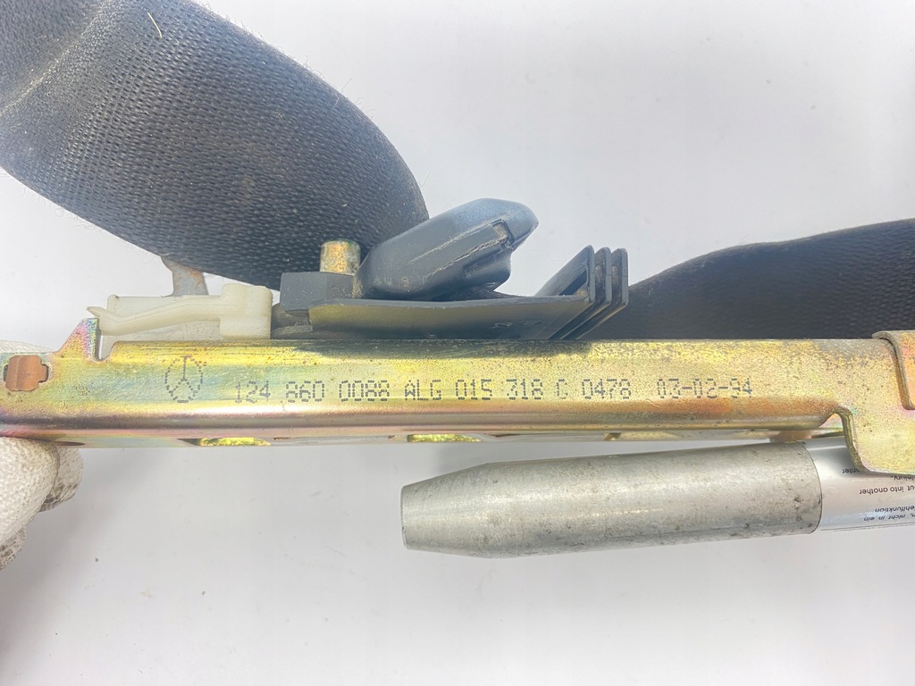 фото №9, Pas безопасности левый перед передний водителя mercedes 124 w124 1248609785