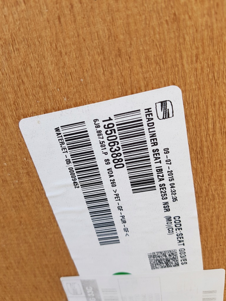 фото №6, Seat ibiza 4 iv lift 12-17r kombi потолок 6j8867501p