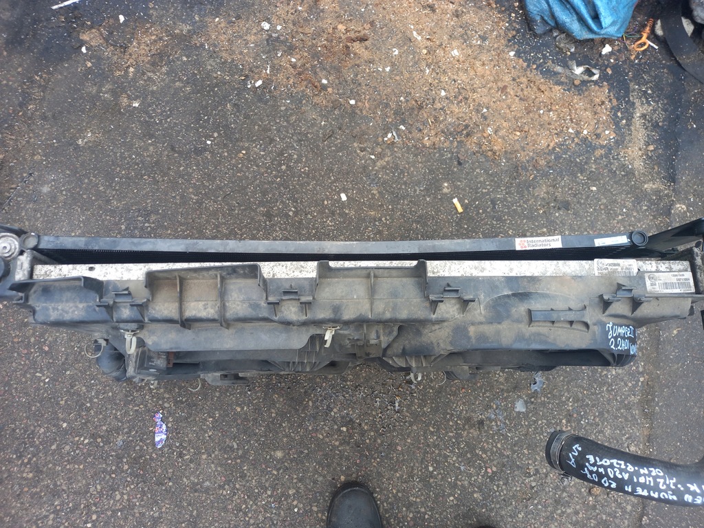 фото №4, Комплект радиатор citroen jumper ii 2.2 hdi 120 km