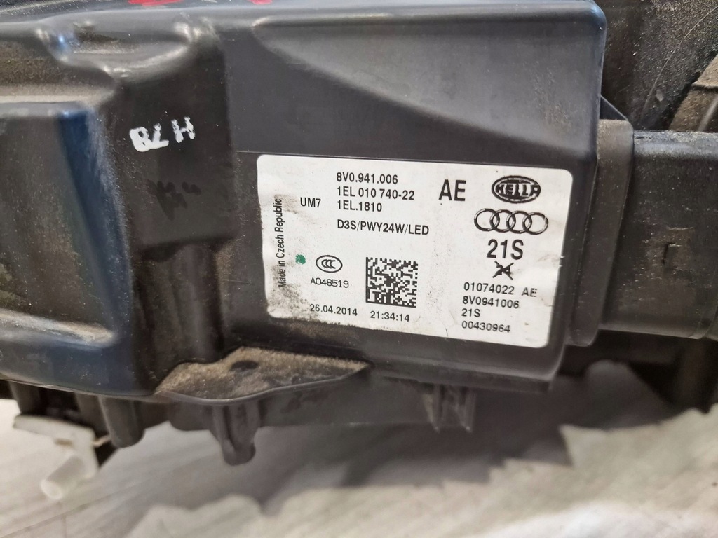 фото №7, Audi a3 8v 12-16 ксенон 8v0941006 ae оригинал