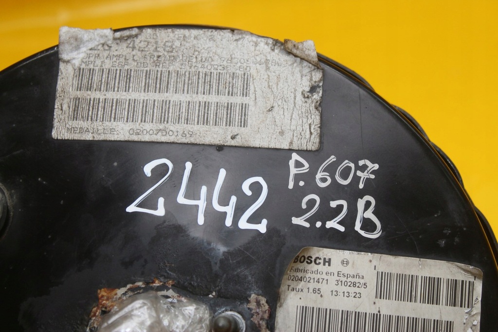 фото №8, Усилитель тормозов тормозные peugeot 607 2.2b 9640238480