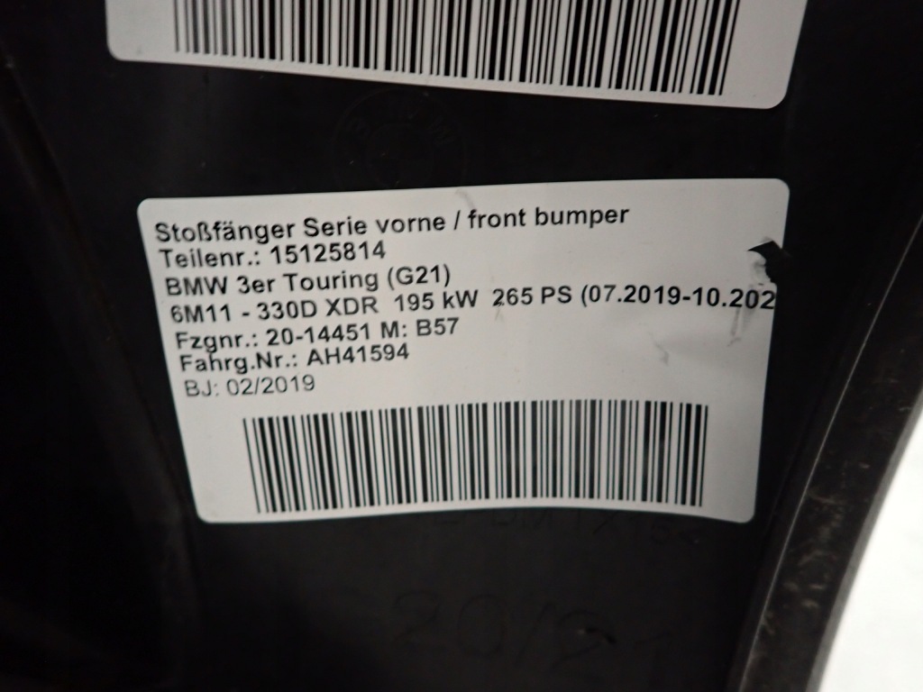 фото №12, Bmw 3 g20 g21 18-21 бампер перед передній pdc