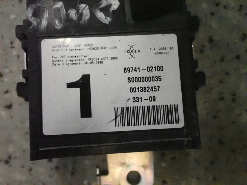 фото №5, Toyota auris 10-1.33 1nr набор стартовый замок зажигания