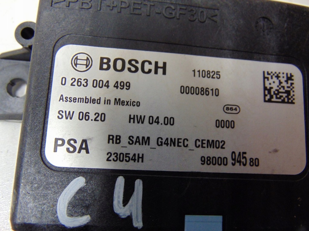 фото №6, Модуль блок управления pdc citroen c4 ii b7 9800094580