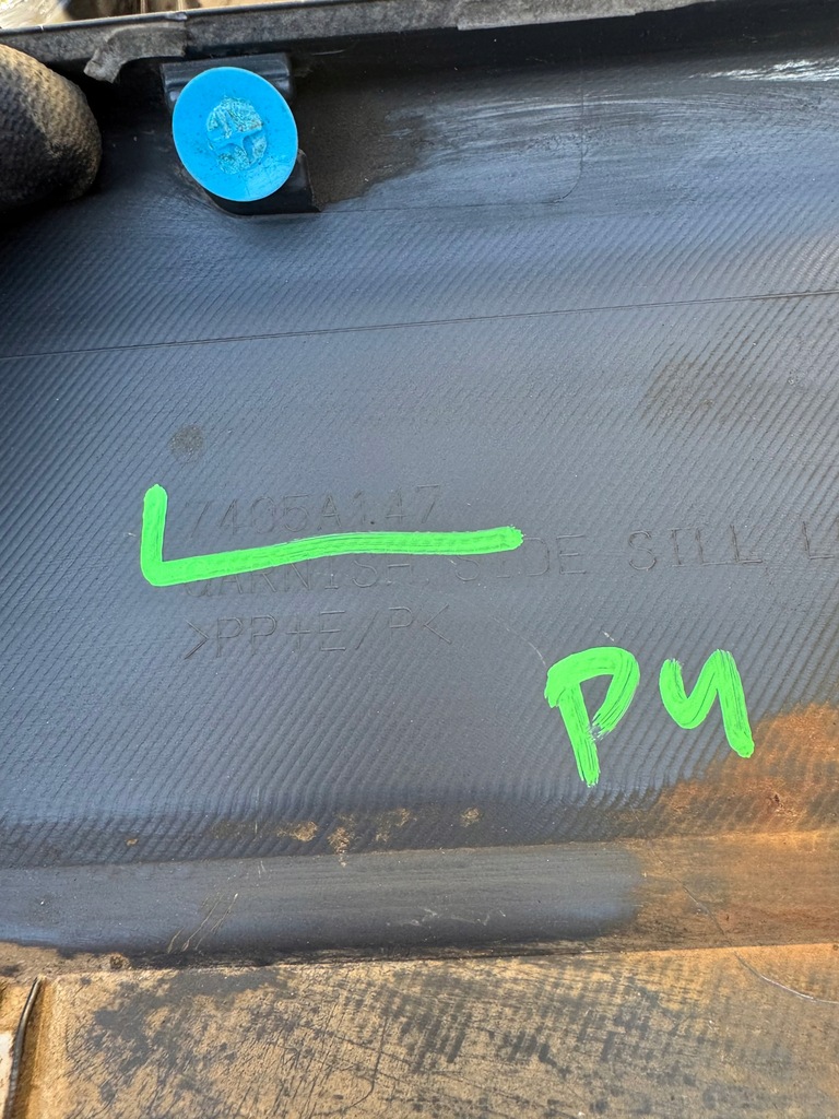 фото №7, Молдинг порог левая mitsubishi pajero 4 iv 3d 07r- 3 дверь 7405a147