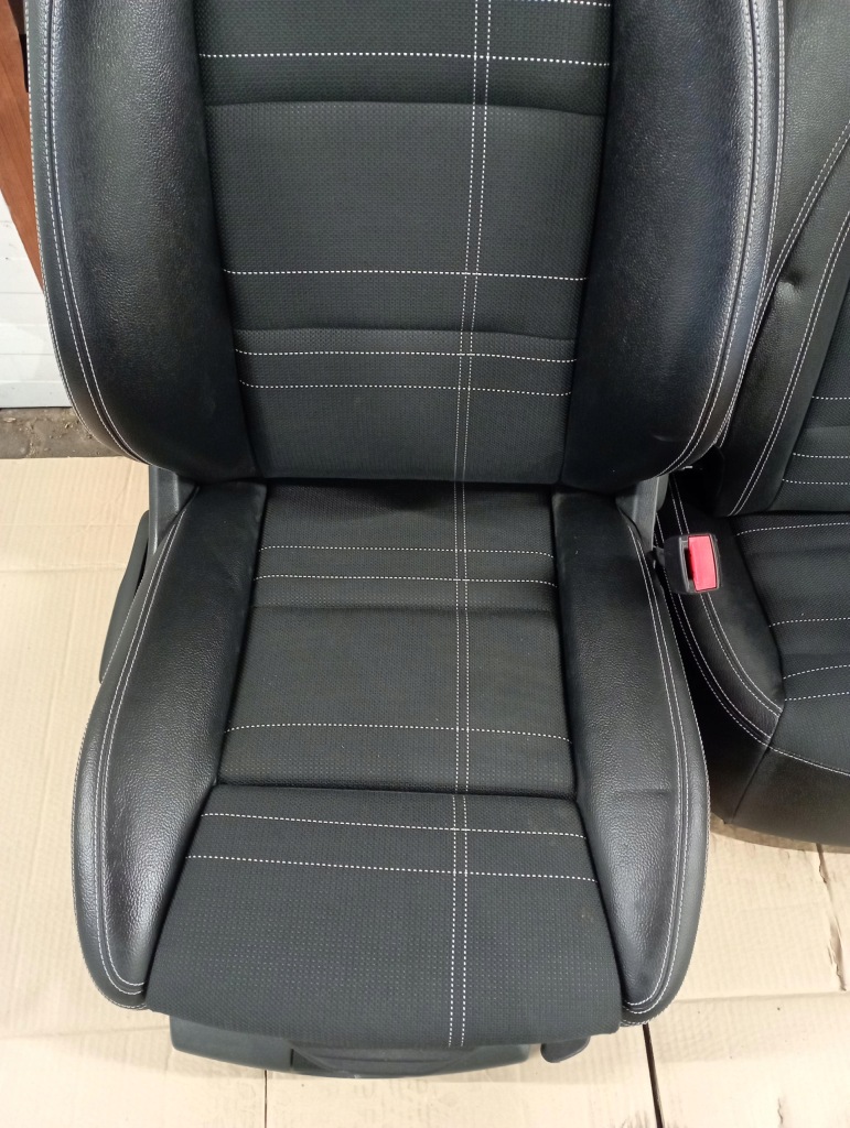 фото №11, Mercedes gla w156 сиденья сиденья заднее сиденье подогрев полукожа