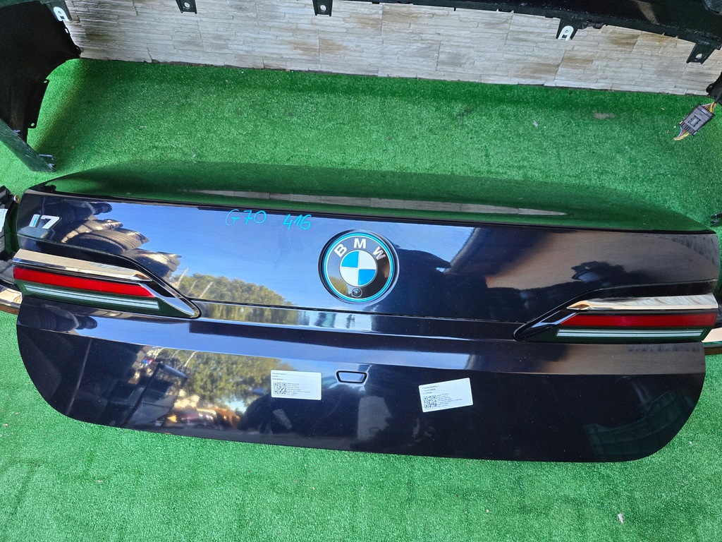 фото №4, Крышка багажника лампы задняя задние бампер задний bmw 7 g70 416 камера
