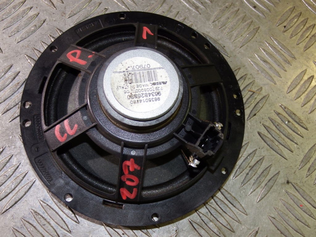 фото №1, Динамік оригінал лівий правий перед peugeot 307 207 cc cabrio partner ii