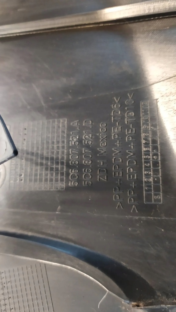 фото №13, Молдинг спойлер бампера заднего volkswagen jetta vi