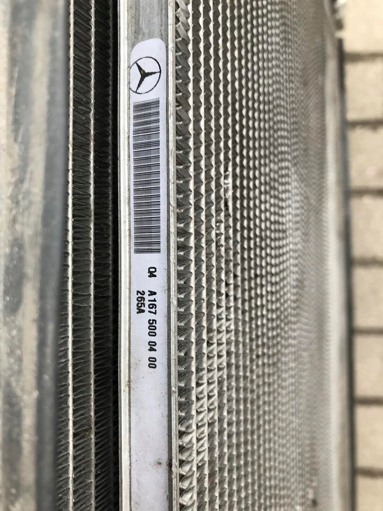 фото №7, Усилитель балка бампера вентилятор радиатор mercedes w167 167 x167 gle