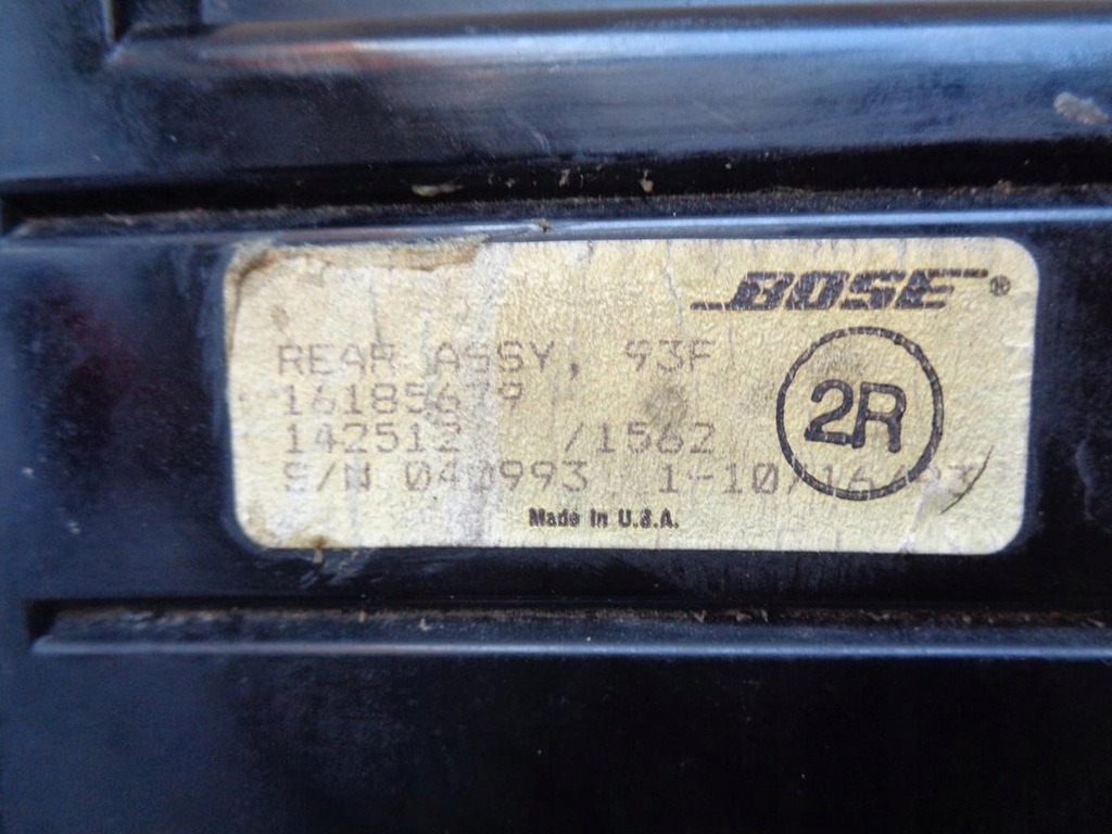 фото №9, Сабвуфер динамик 888 bose chevrolet camaro iv 92-