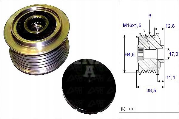 Генератор - зчеплення односторонній ina 535 0201 10 Ціна