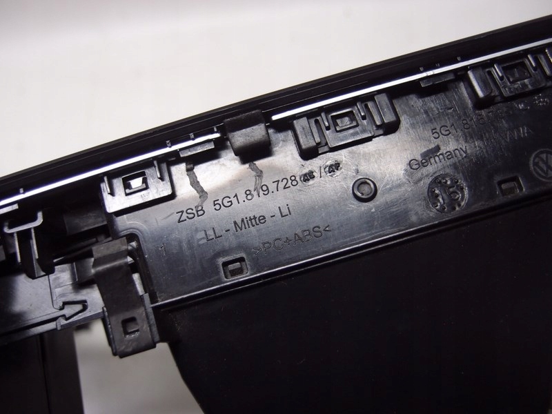 фото №13, Решётка обдув рамка кнопка vw golf vii kombi