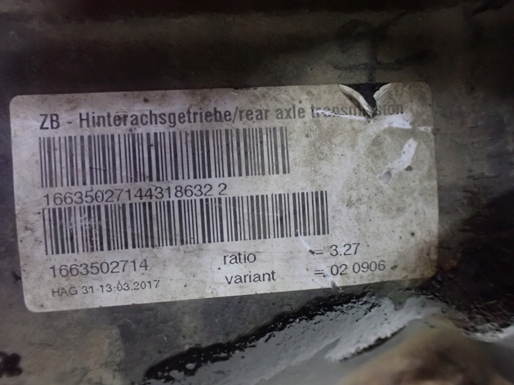 фото №8, Міст диференціал диференціал задня mercedes gls ii x166 3.0 17r 1663502714 9514