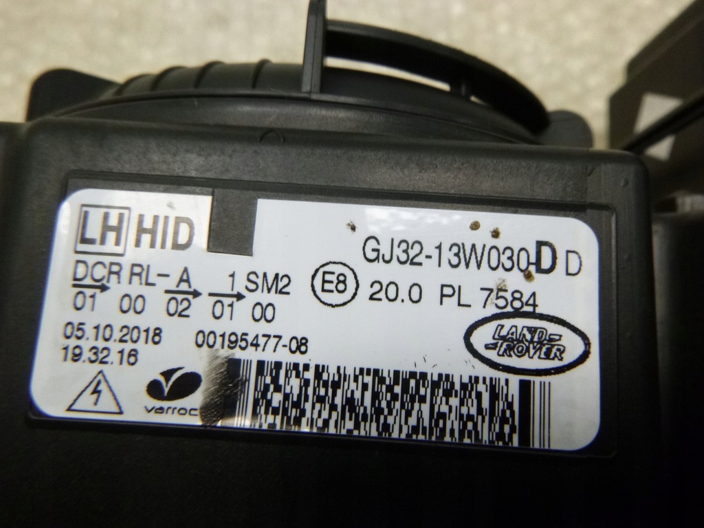 фото №13, Range rover evoque l538 лампа 10 pin eu l / перед
