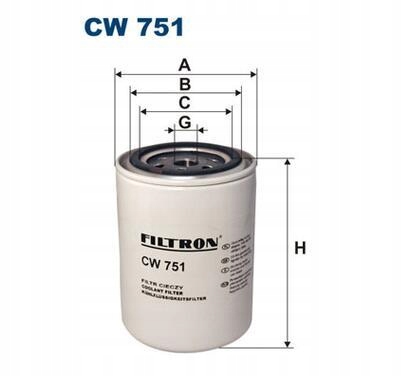 Купити Фільтр рідина daf cw751