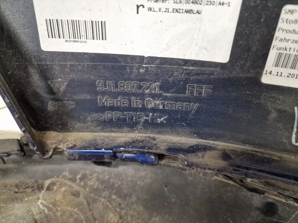 фото №13, Porsche taycan 9j1 бампер передний перед 9j1807221