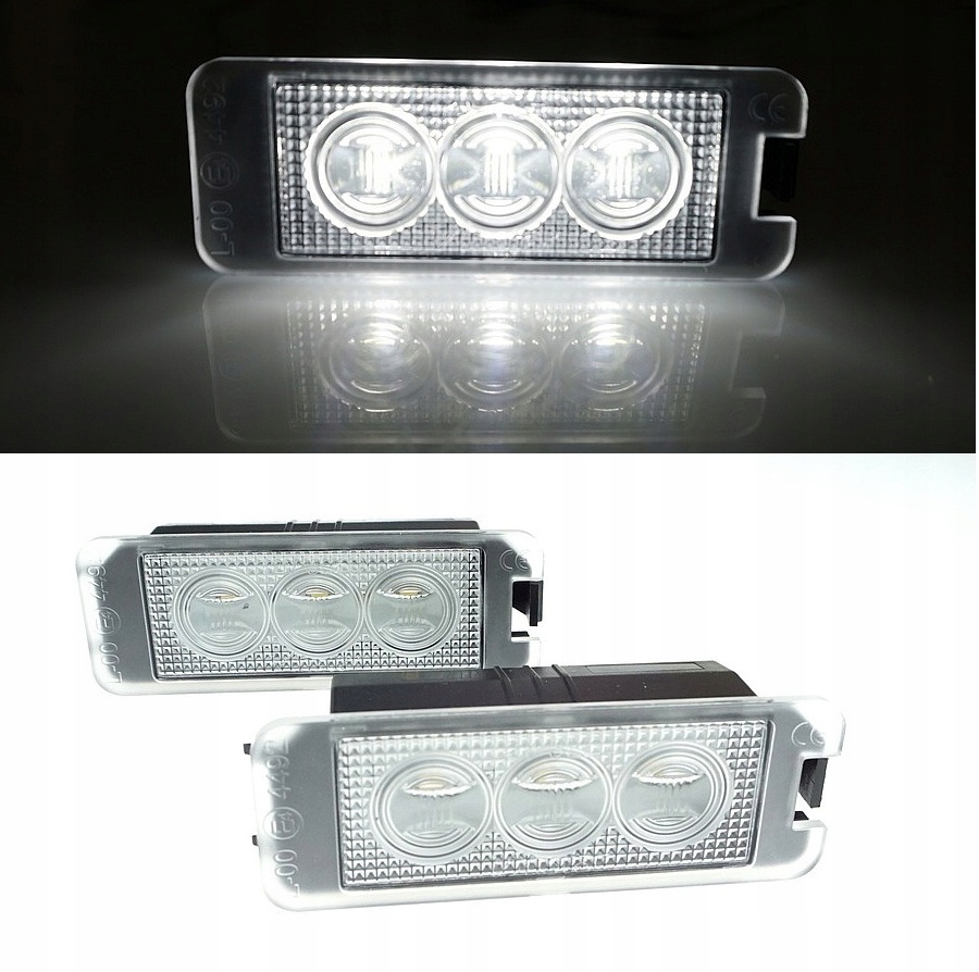 фото №1, Ліхтарі номерного знака led 3x smd vw polo 9n golf iv v vi