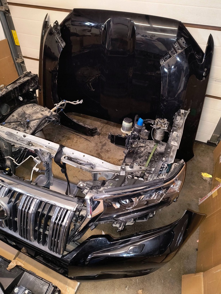 фото №6, Перед kompletny бампер капот pas лампа led toyota land cruiser j150 lift