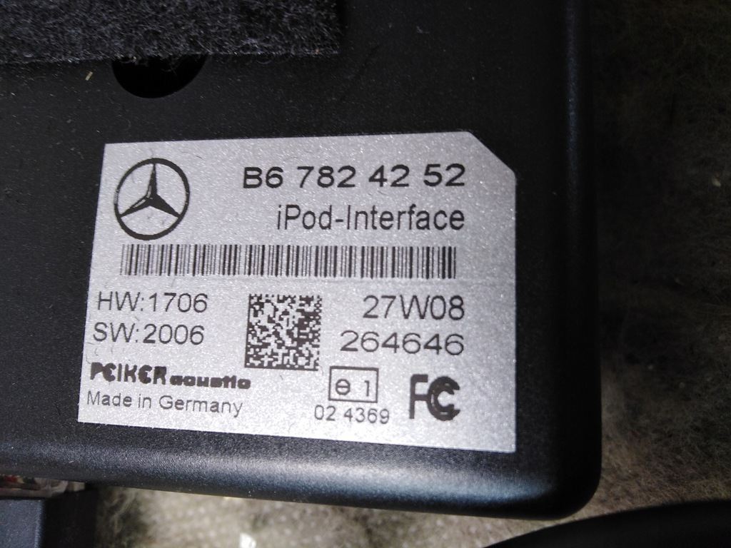 фото №7, Mercedes r w251 модуль ipod - інтерфейс кабель 09r eu