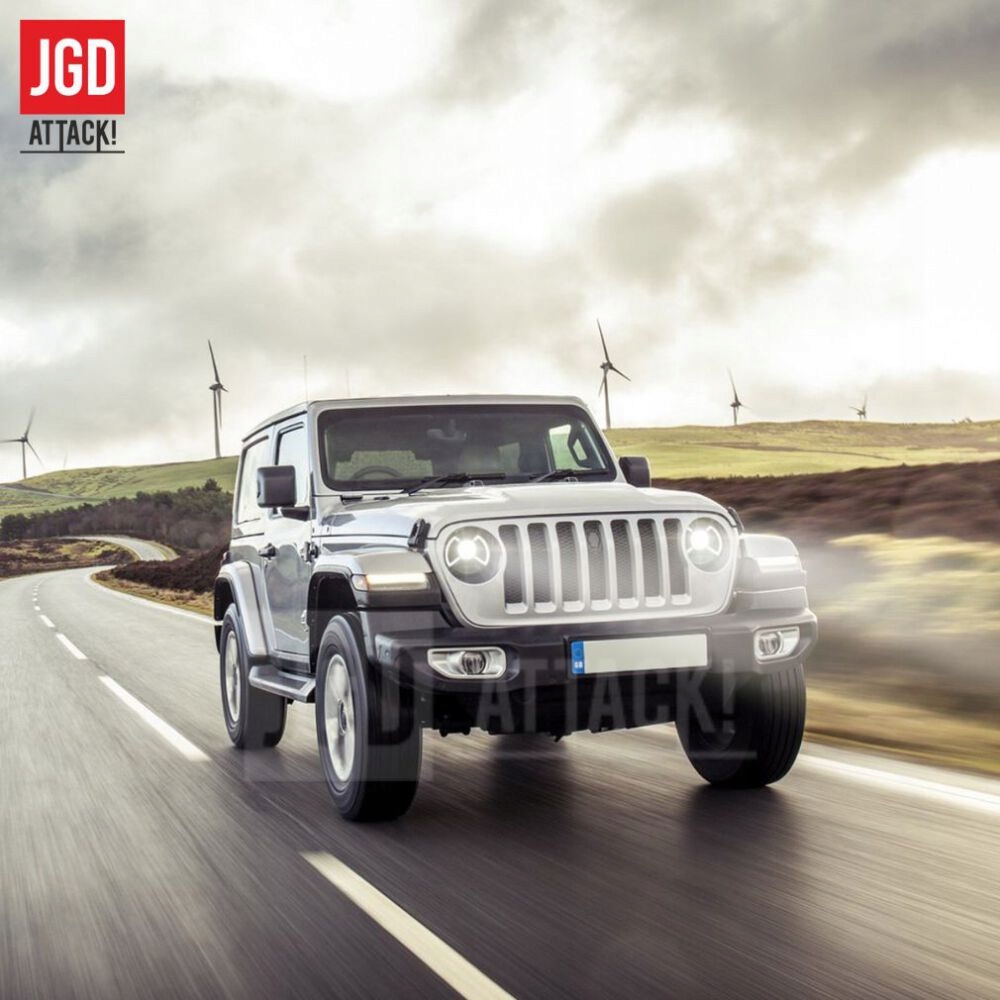 фото №7, Фари лампи передні led - гомологація jeep wrangler jl 2018-2024
