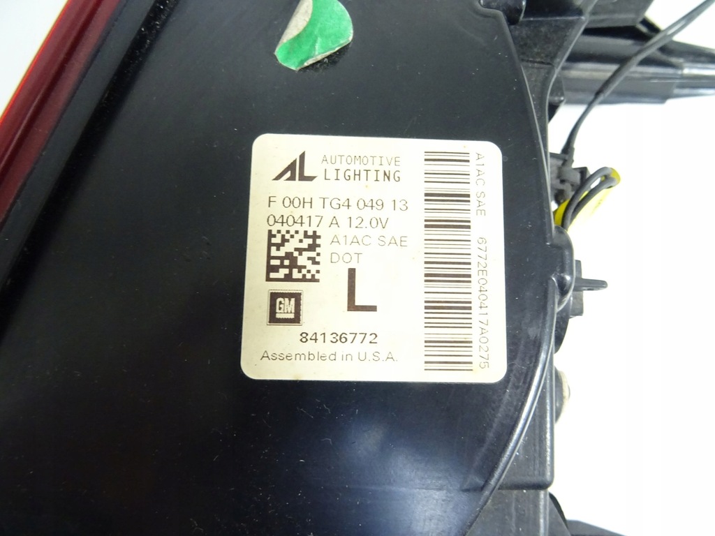 фото №5, 2016-2018 camaro лампа задняя задняя led левая оригинальная