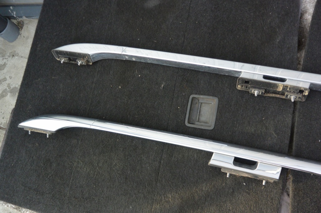 Рейлинги кровельные левое  хром mercedes gl x164 рестайлинг Цена