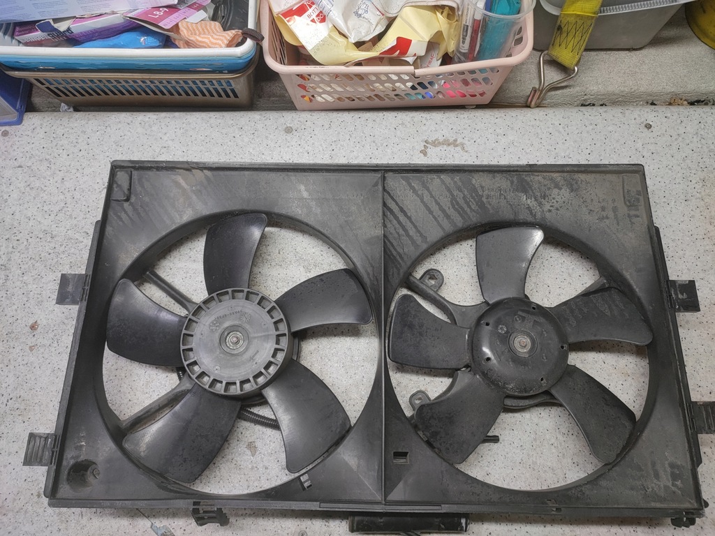 фото №1, Вентиляторы радиатора mitsubishi outlander ii 2.0d