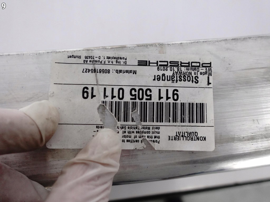 Porsche 911 g modell 74-89 turbo бампер перед org новый Цена