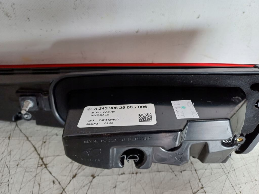 Лампа задня задня mercedes eqa w243 243 a2439062900 Доставка